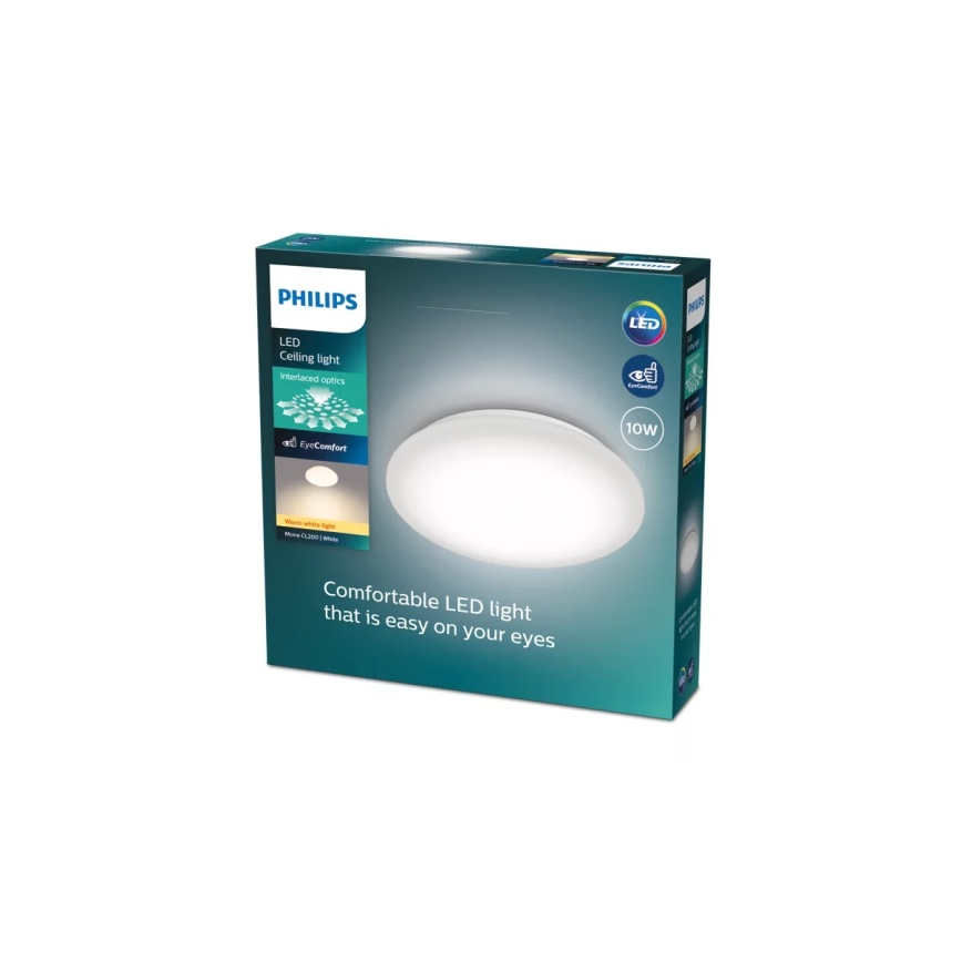 Philips - LED-kattovalaisin MOIRE LED/10W/230V 2700K halkaisija 24 cm