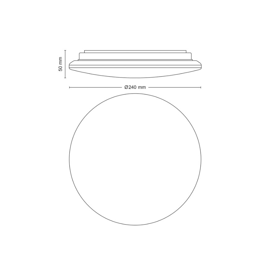 Philips - LED-kattovalaisin MOIRE LED/10W/230V 2700K halkaisija 24 cm