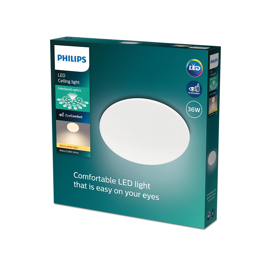 Philips - LED-kattovalaisin MOIRE LED/36W/230V 2700K