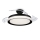 Philips - LED-kattovalaisin tuulettimella BLISS LED/35W/230V 5500/4000/2700K musta + kaukosäädin