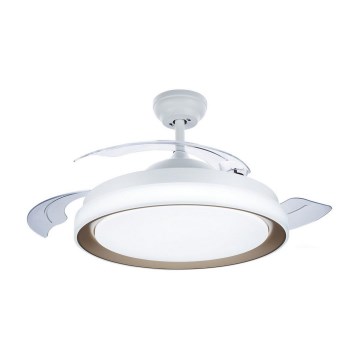 Philips - LED-kattovalaisin tuulettimella LED/35W/230V 5500/4000/2700K kullanvärinen + kaukosäädin