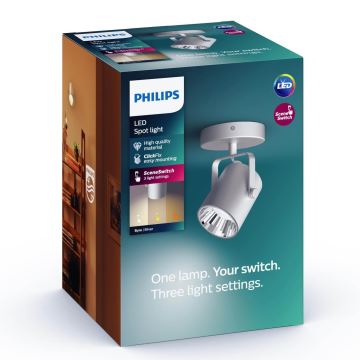 Philips - LED-kohdevalaisin SCENE SWITCH BYRE LED/4,3W/230V 2200/2500/2700K
