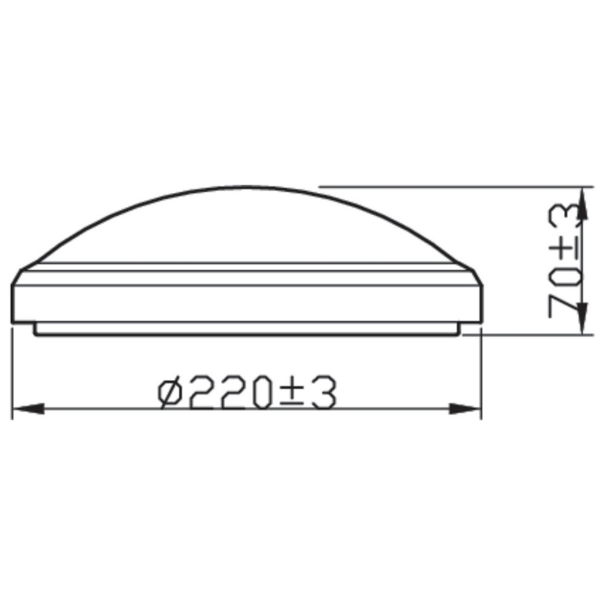 Philips - LED Kylpyhuoneen kattovalo DORIS LED/6W/230V 2700K IP54 valkoinen