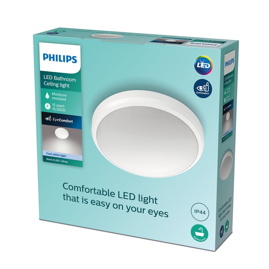 Philips - LED Kylpyhuoneen kattovalo LED/6W/230V 4,000K IP44