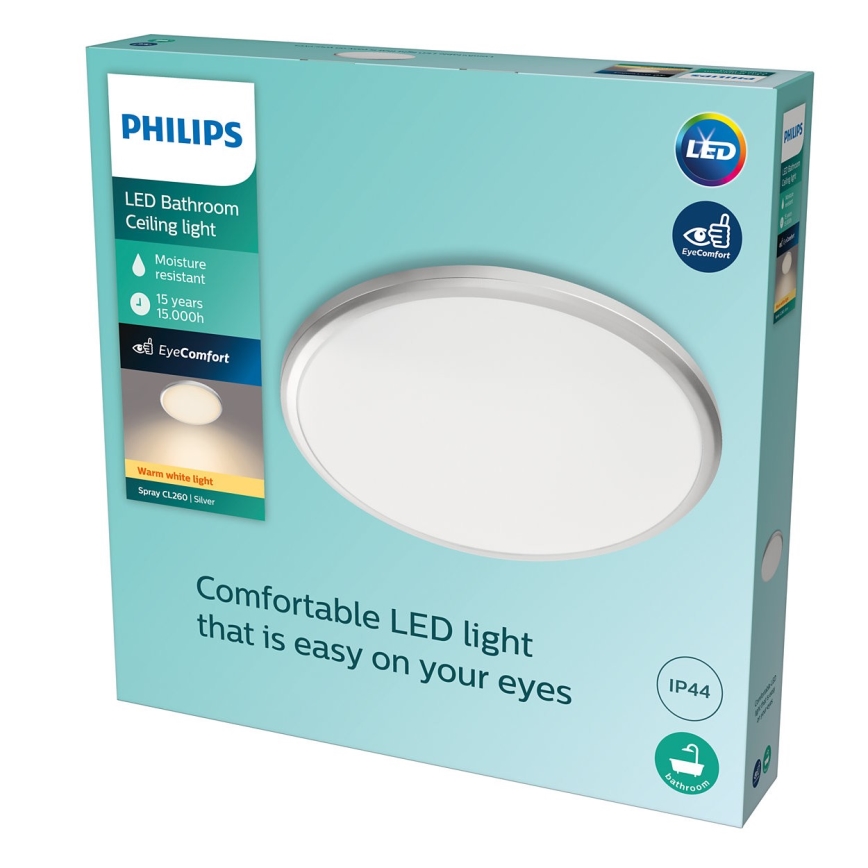 Philips - LED Kylpyhuoneen kattovalo LED/17W/230V IP44
