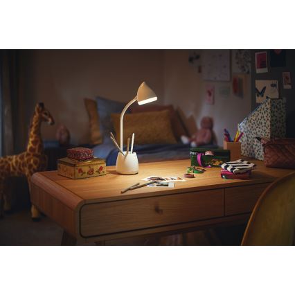 Philips - LED himmennettävä kosketuspöytävalaisin HAT LED/4,5W/5V 1800 mAh 3000/4000/5700K CRI 90