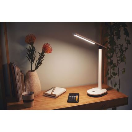 Philips - LED himmennettävä kosketuspöytävalaisin IVORY LED/5W/5V 3000 mAh 2700/3600/5000K CRI 90