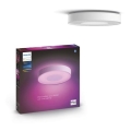 Philips LED RGB – himmennettävä kattovalaisin Hue INFUSE, LED 33,5 W / 230 V, 2000–6500 K, Ø 381 mm, valkoinen
