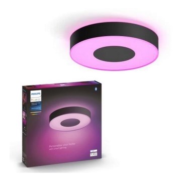 Philips - LED RGB himmennettävä kattovalaisin Hue INFUSE LED/33,5W/230V 2000–6500 K halkaisija 381 mm musta