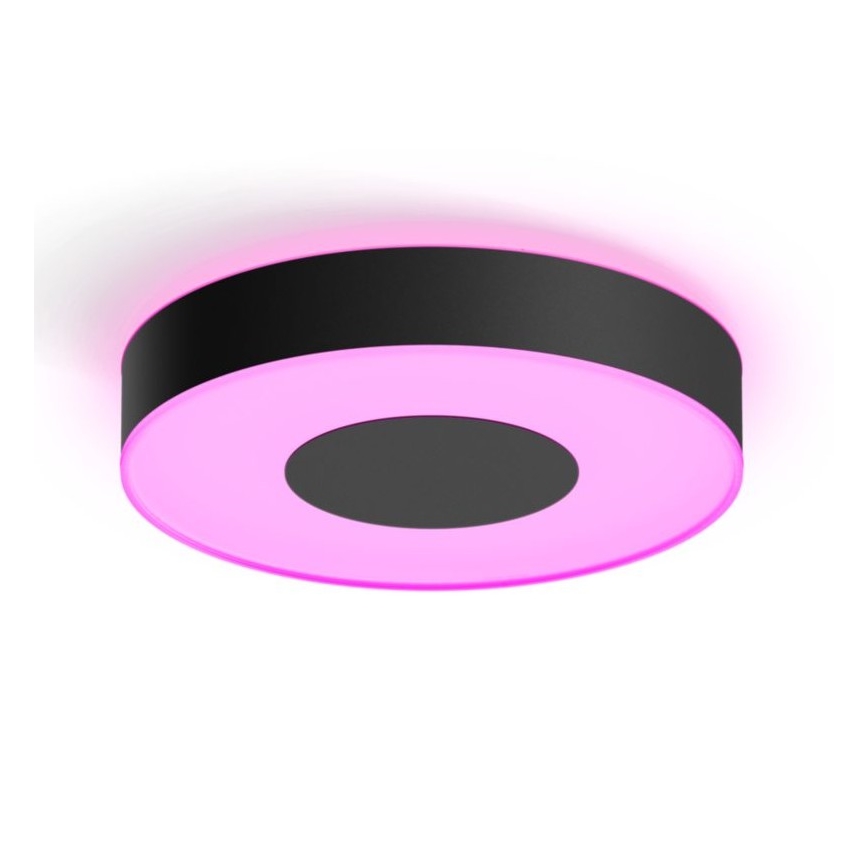 Philips - LED RGB himmennettävä kattovalaisin Hue INFUSE LED/33,5W/230V 2000–6500 K halkaisija 381 mm musta
