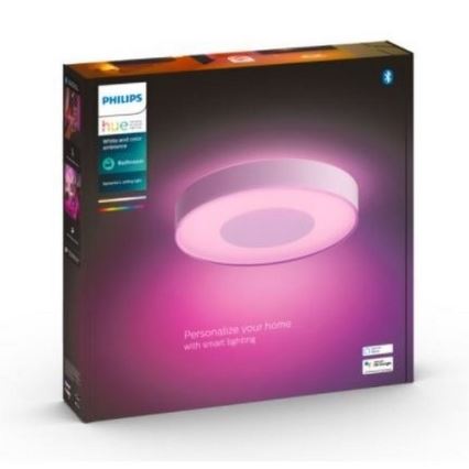 Philips - LED RGB Himmennettävä kylpyhuone valo Hue XAMENTO LED/33,5W/230V IP44 d. 381 mm 2000-6500K
