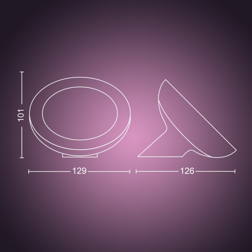 Philips - LED RGB himmennettävä pöytälamppu Hue BLOOM LED/7,1W/230V