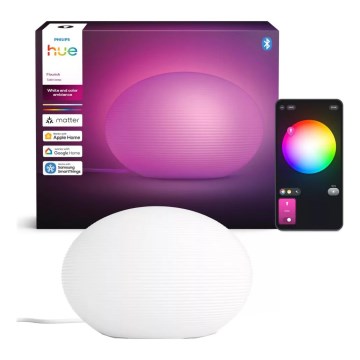 Philips - LED RGB-himmennettävä pöytälamppu Hue FLOURISH White And Color Ambiance 1xE27/8,1W/230V 1000-20000K
