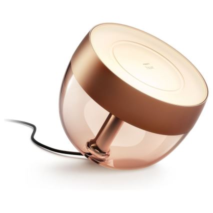 Philips - LED RGB Himmennettävä pöytälamppu Hue IRIS LED/8,2W/230V 2000-6500K kupari