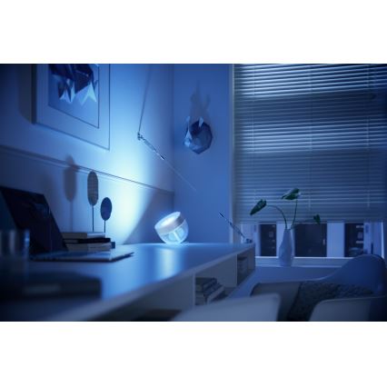 Philips - LED RGB Himmennettävä pöytävalaisin Hue IRIS LED/8,2W/230V 2000-6500K hopea
