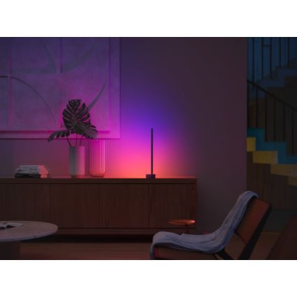 Philips - LED RGB Himmennettävä pöytävalaisin Hue SIGNE LED/12W/230V 2000-6500K musta
