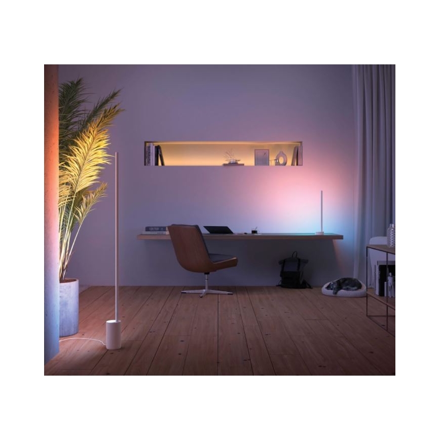 Philips - LED RGB Himmennettävä pöytävalaisin Hue SIGNE LED/12W/230V 2000-6500K valkoinen