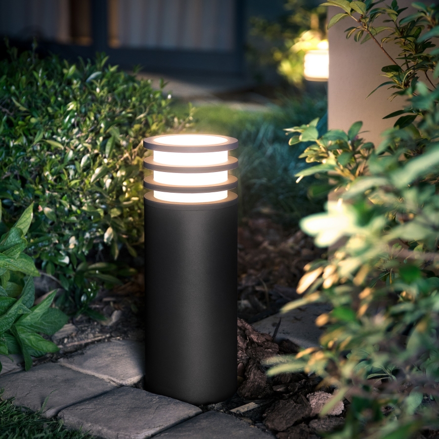 Philips - LED RGB Himennettävä ulkovalaisin Hue LUCCA 1xE27/8,1W/230V 25 cm 1000-20000K IP44