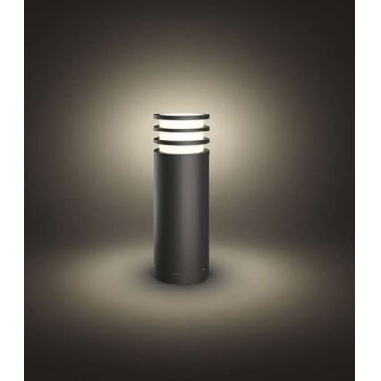 Philips - LED RGB Himennettävä ulkovalaisin Hue LUCCA 1xE27/8,1W/230V 25 cm 1000-20000K IP44