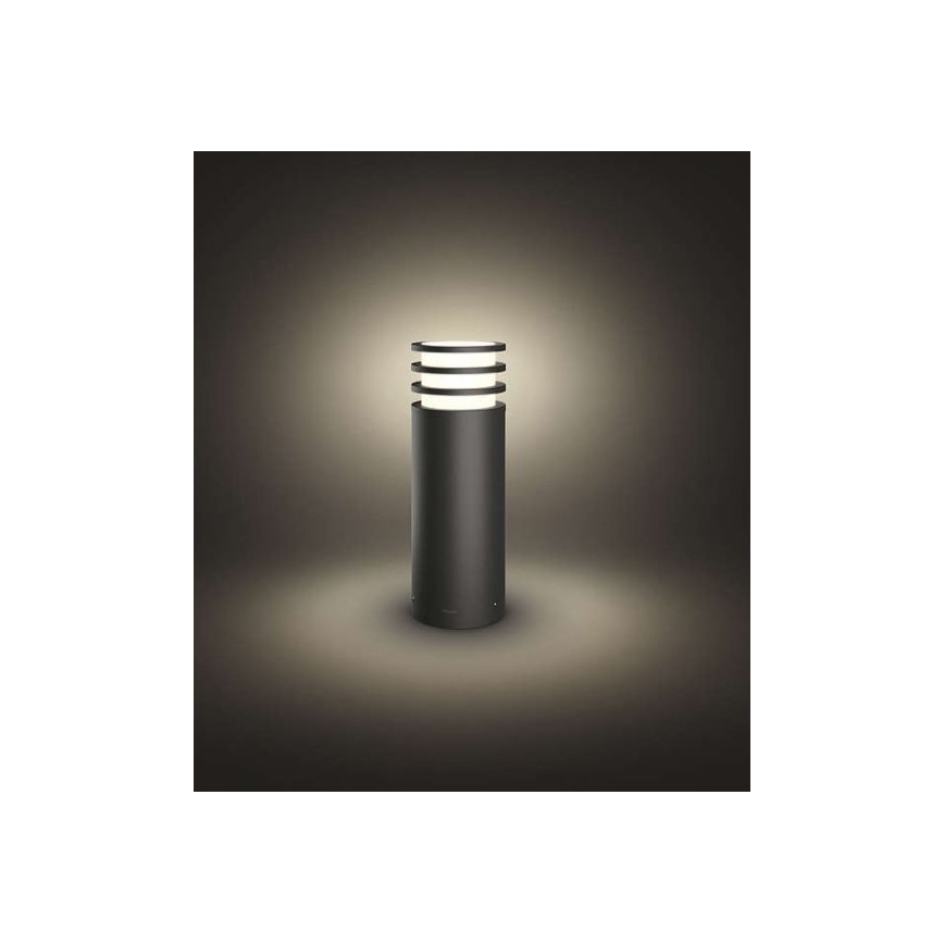 Philips - LED RGB Himennettävä ulkovalaisin Hue LUCCA 1xE27/8,1W/230V 25 cm 1000-20000K IP44