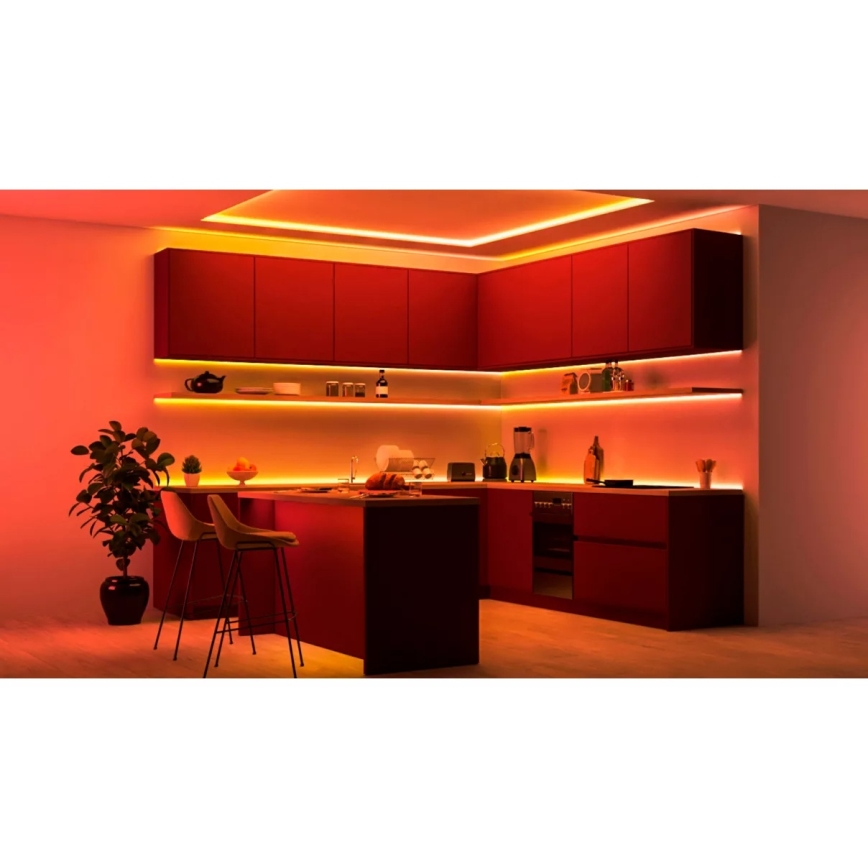 Philips - LED RGBIC himmennettävä valonauha SMART STRIP 2x5m LED/21W/230V 2700-6500K Wi-Fi