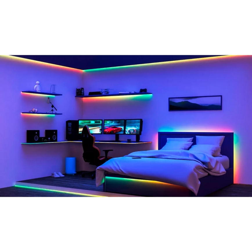 Philips - LED RGBIC himmennettävä valonauha SMART STRIP 2x5m LED/21W/230V 2700-6500K Wi-Fi