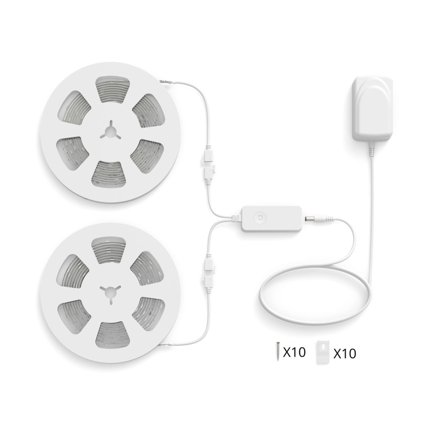Philips - LED RGBIC himmennettävä valonauha SMART STRIP 2x5m LED/21W/230V 2700-6500K Wi-Fi