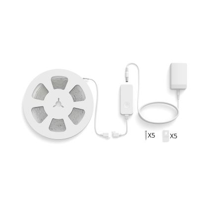 Philips - LED RGBIC himmennettävä nauha SMART STRIP 4m LED/12W/230V 2700-6500K Wi-Fi