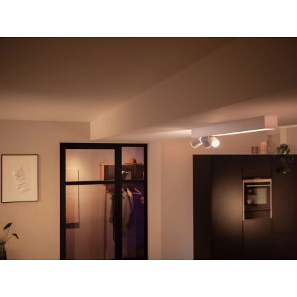 Philips - LED RGBW himmennettävä Hue CENTRIS kohdevalaisin 3xGU10/4,2W/230V + LED/11W 2000-6500K