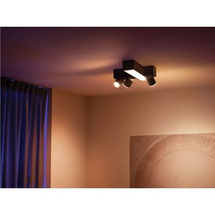 Philips - LED RGBW himmennettävä Hue CENTRIS kohdevalaisin 3xGU10/4,2W/230V + LED/11W 2000-6500K