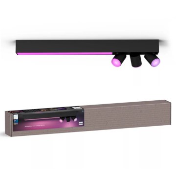 Philips - LED RGBW himmennettävä Hue CENTRIS kohdevalaisin 3xGU10/4,2W/230V + LED/11W 2000-6500K