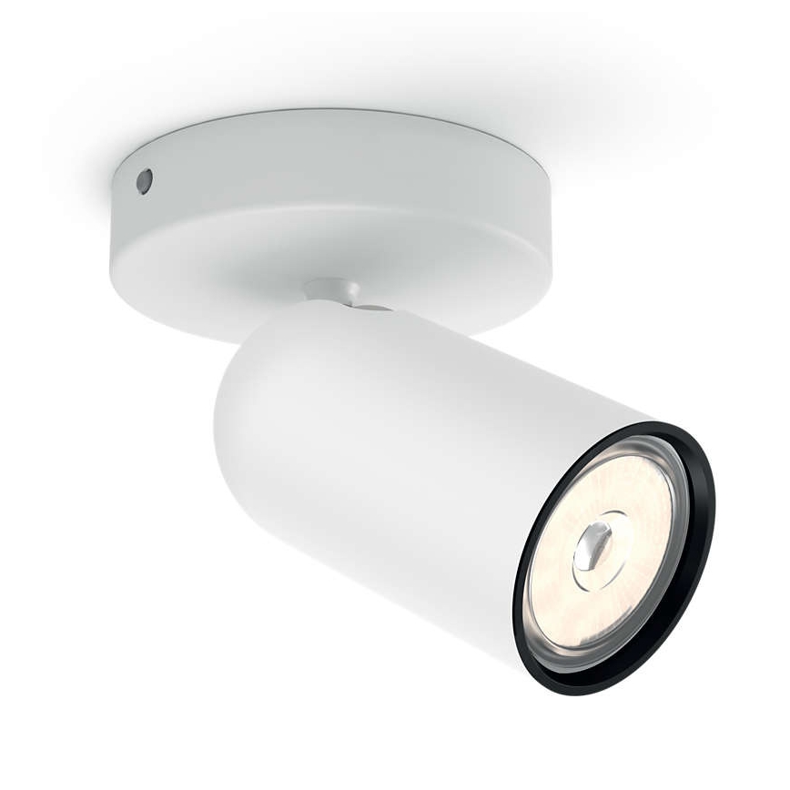 Philips - LED RGBW himmennettävä kohdevalaisin PONGEE 1xGU10/4,8W/230V 3000K valkoinen + kaukosäädin