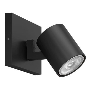 Philips - LED RGBW himmennettävä kohdevalaisin RUNNER 1xGU10/6,5W/230V 2700-6500K musta