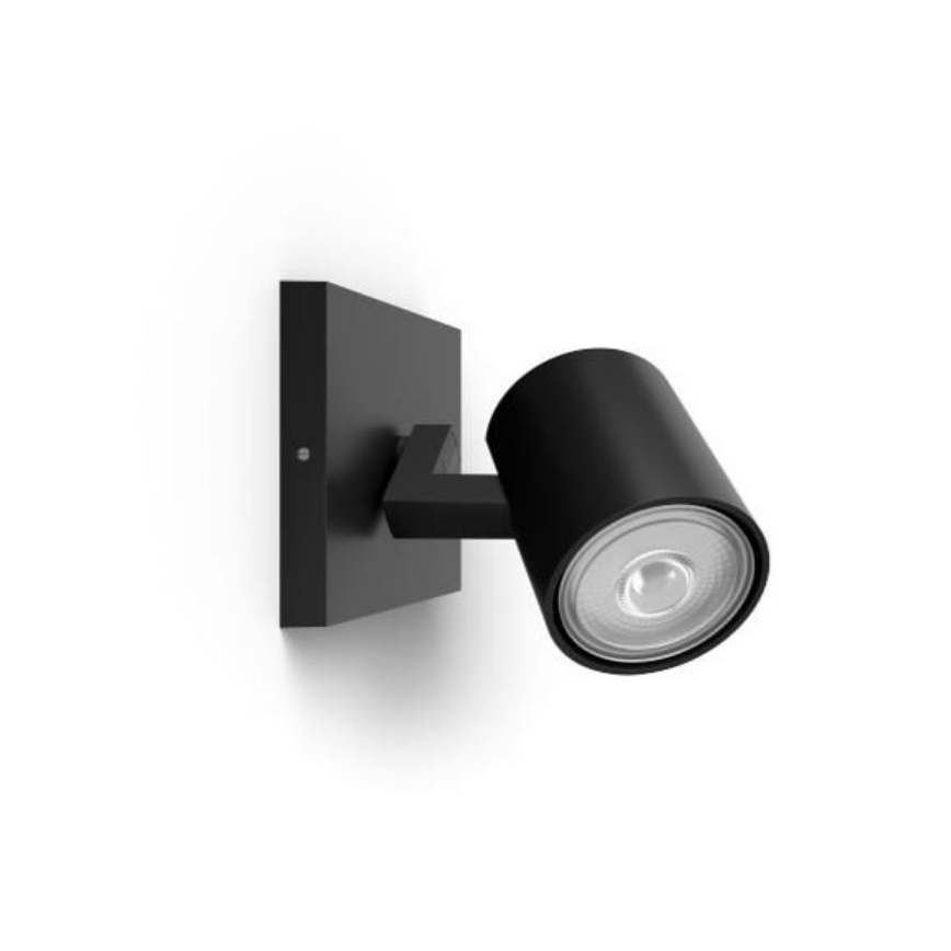 Philips - LED RGBW himmennettävä kohdevalaisin RUNNER 1xGU10/6,5W/230V 2700-6500K musta