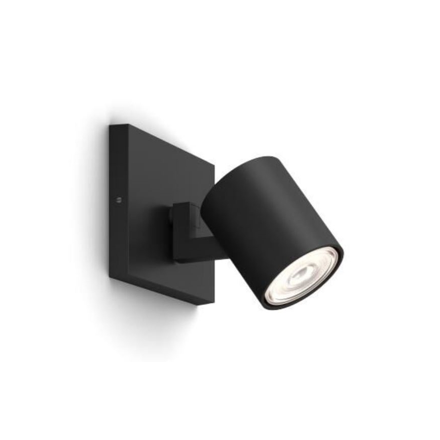 Philips - LED RGBW himmennettävä kohdevalaisin RUNNER 1xGU10/6,5W/230V 2700-6500K musta