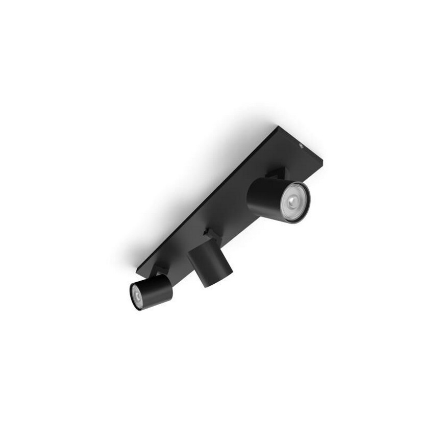 Philips - LED RGBW himmennettävä spottivalaisin RUNNER 3x GU10/6,5 W/230 V 2700–6500 K musta