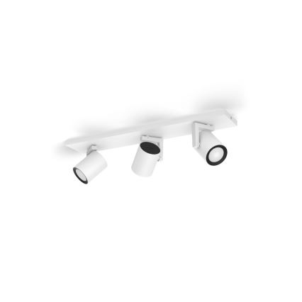 Philips - LED RGBW Himmennettävä kohdevalo Hue ARGENTA 3xGU10/4,2W/230V 2000-6500K