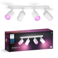 Philips - LED RGBW Himmennettävä kohdevalo Hue FUGATO 4xGU10/4,2W/230V 2000-6500K valkoinen