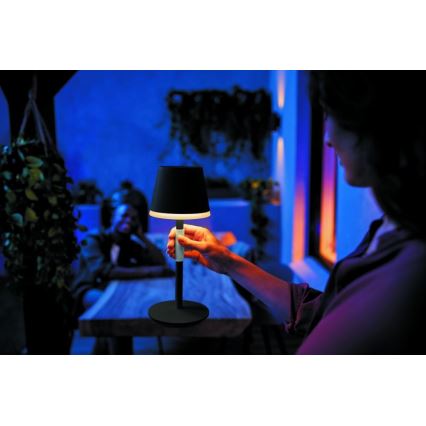 Philips-LED RGBW Himmennettävä kosketuslamppu Hue GO LED/6,2W/230V 2000-6500K IP54
