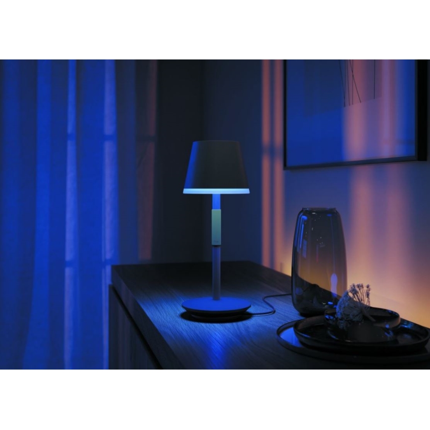 Philips-LED RGBW Himmennettävä kosketuslamppu Hue GO LED/6,2W/230V 2000-6500K IP54