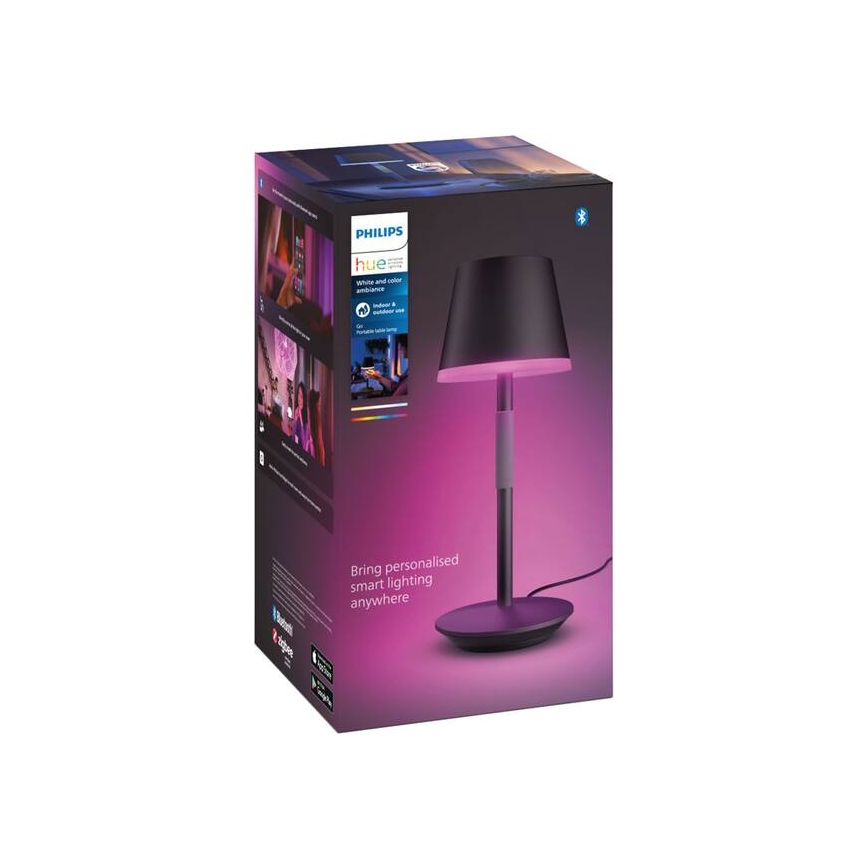 Philips-LED RGBW Himmennettävä kosketuslamppu Hue GO LED/6,2W/230V 2000-6500K IP54