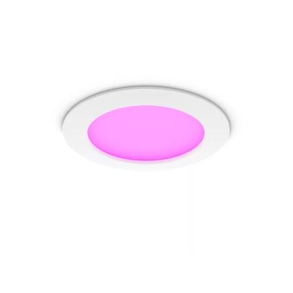Philips - LED RGBW himmennettävä kylpyhuoneen upotettava alasvalaisin Hue SLIM LED/12W/230V 1000-20000K valkoinen IP44