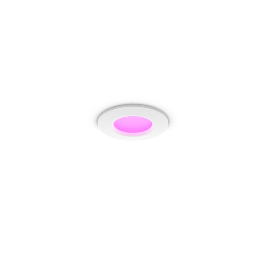 Philips - LED RGBW himmennettävä kylpyhuoneen uppoasennettava alasvalo Hue SLIM LED/8,3W/230V 1000-20000K valkoinen IP44