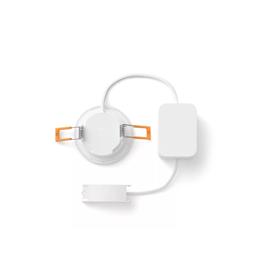 Philips - LED RGBW himmennettävä kylpyhuoneen uppoasennettava alasvalo Hue SLIM LED/8,3W/230V 1000-20000K valkoinen IP44