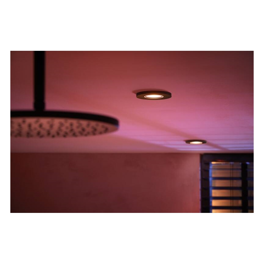 Philips - LED RGBW Himmennettävä kylpyhuoneen upotettava valo Hue XAMENTO GU10/5,7W/230V IP44 2200-6500K