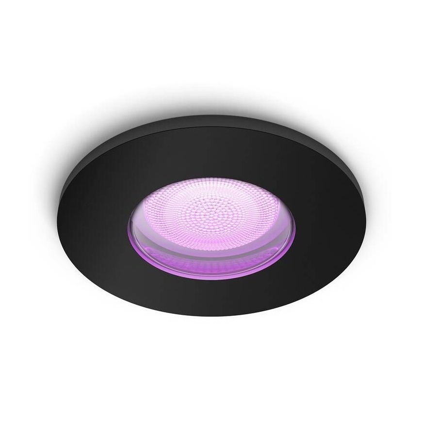 Philips - LED RGBW Himmennettävä kylpyhuoneen upotettava valo Hue XAMENTO GU10/5,7W/230V IP44 2200-6500K