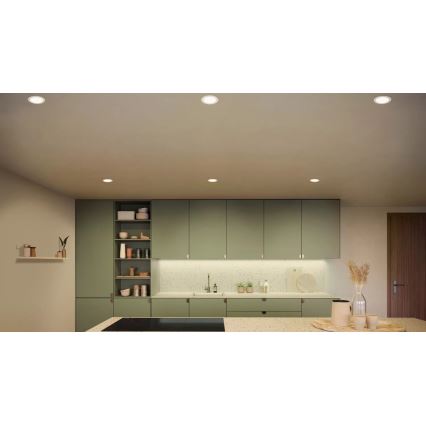 Philips - LED RGBW Himmennettävä kylpyhuoneen kattovalaisin Hue SLIM LED/12W/230V IP44 2200-6500K