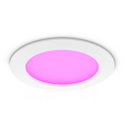 Philips - LED RGBW Himmennettävä kylpyhuoneen kattovalaisin Hue SLIM LED/12W/230V IP44 2200-6500K