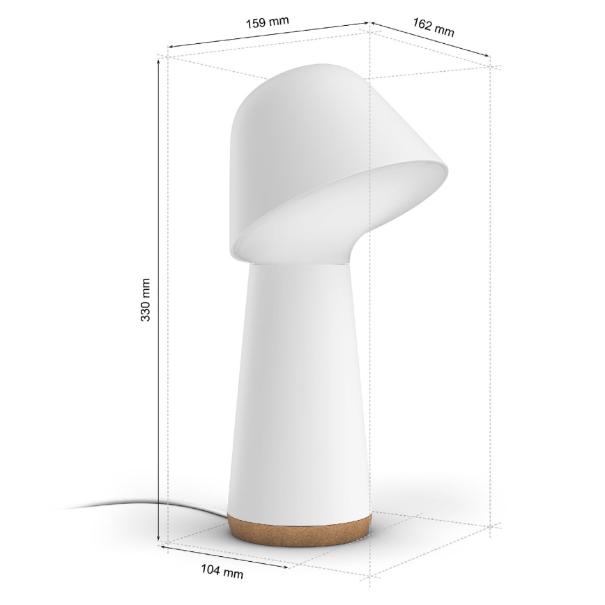 Philips - LED RGBW Himmennettävä pöytävalaisin Hue TWILIGHT LED/13,4W/230V 2000-6500K