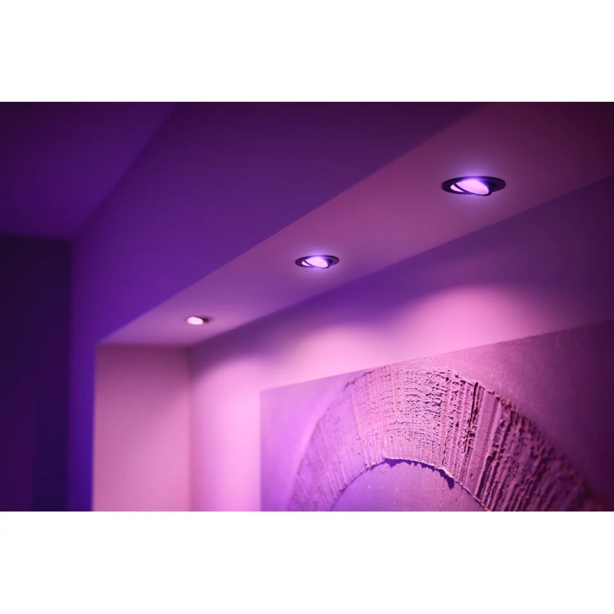 Philips - LED RGBW Himmennettävä riippuva kattovalaisin Hue CENTURA 1xGU10/4,2W/230V 2000-6500K